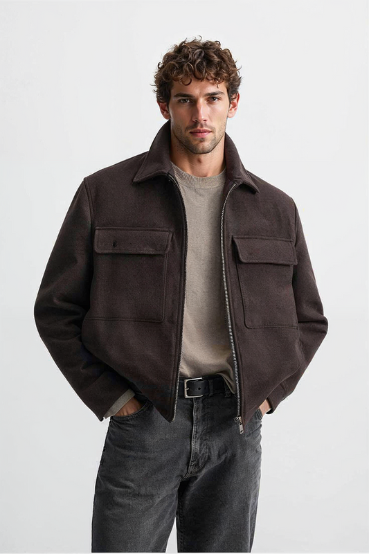 Cargo Tweed Jacket