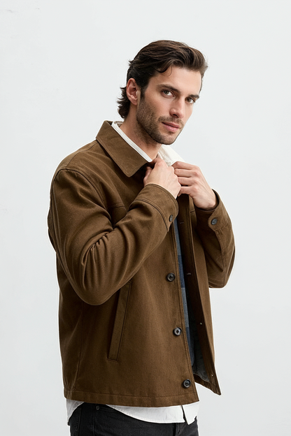 Suede Jacket (Tan)