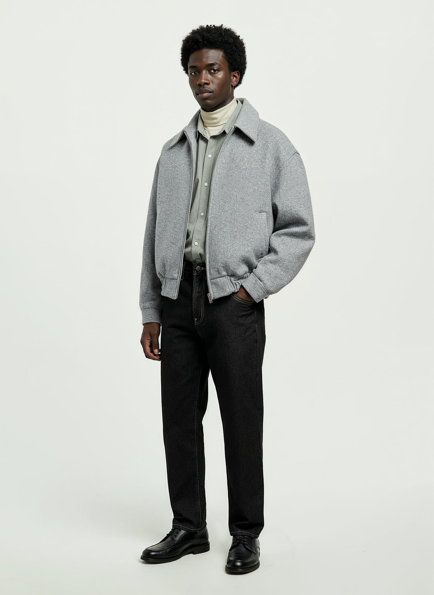 Greyline Bomber Tweed Jacket