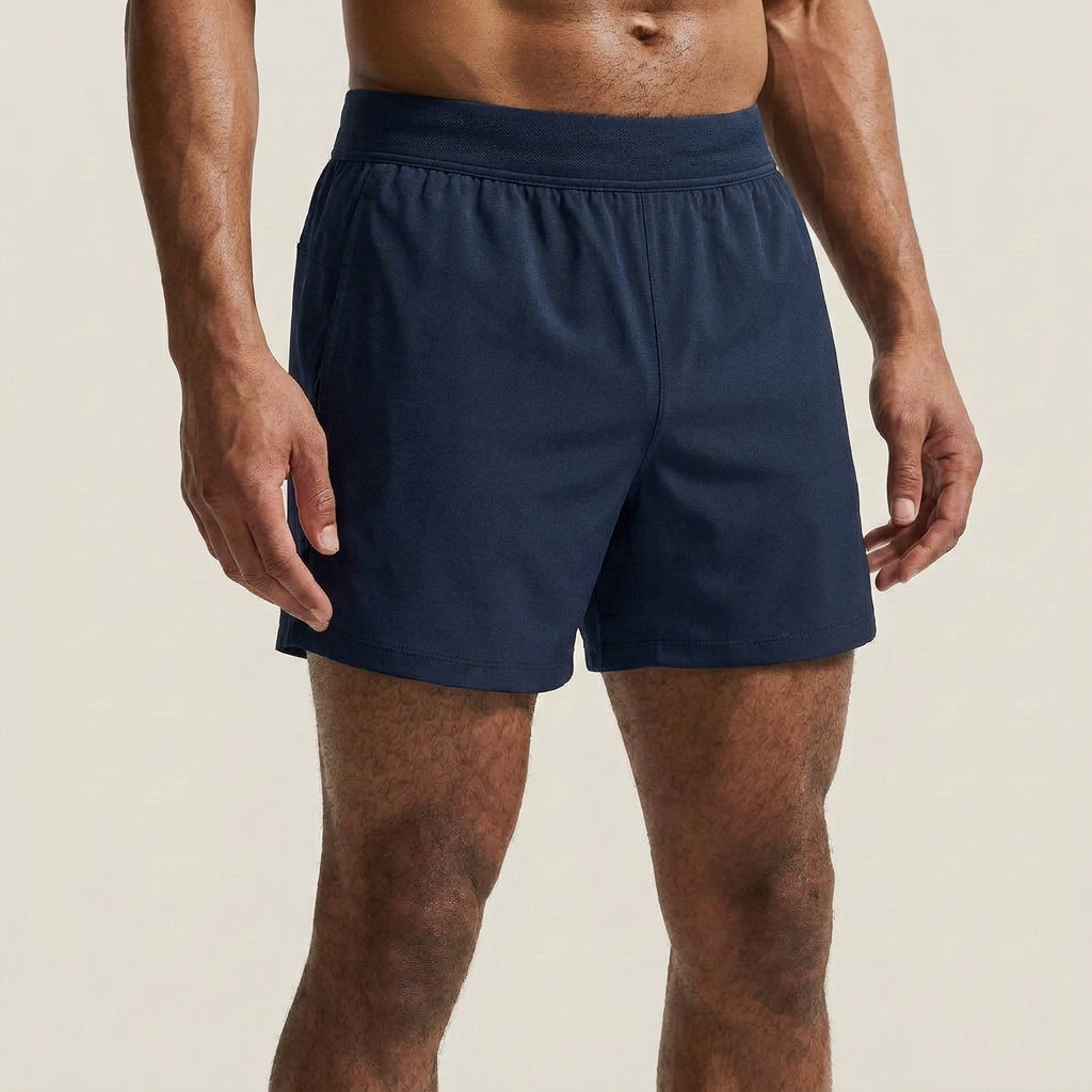 Rapid Dry Performance Solid Shorts (Navy Blue)
