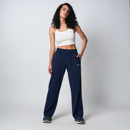 Straight Fit Rapid Dry Track Pant (Navy Blue)