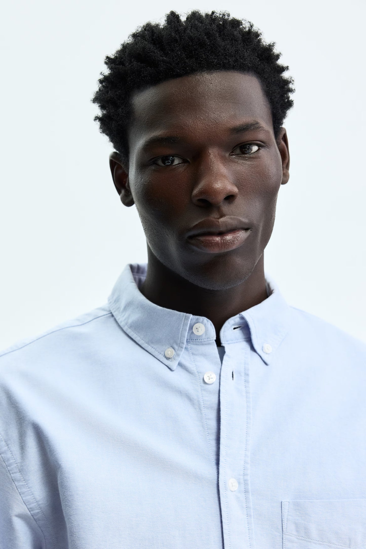 Regular Fit Oxford Shirt (Light Blue)