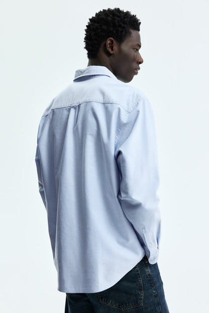 Regular Fit Oxford Shirt (Light Blue)