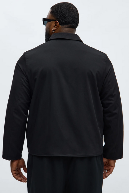 Twill Jacket for Men (Black)