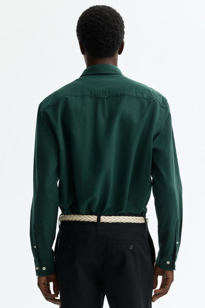 Regular Fit Oxford Shirt (Green)