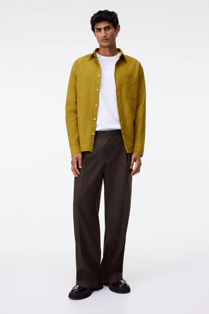 Regular Fit Oxford Shirt (Mustard)