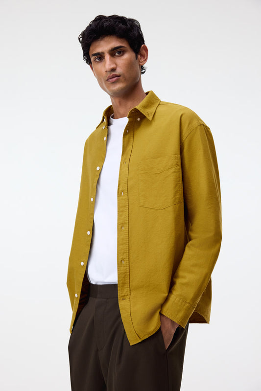 Regular Fit Oxford Shirt (Mustard)