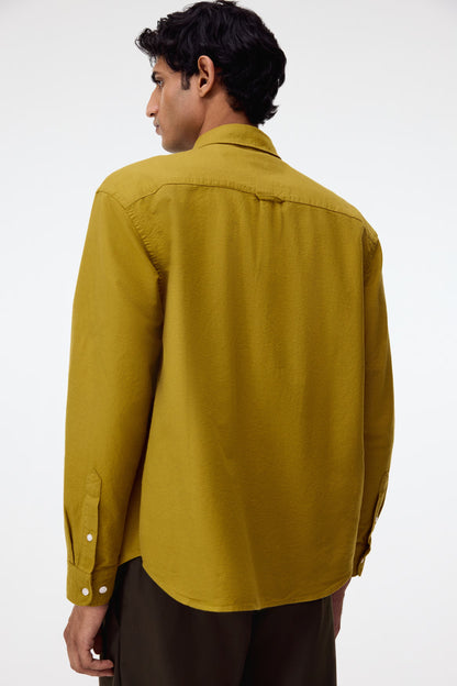 Regular Fit Oxford Shirt (Mustard)