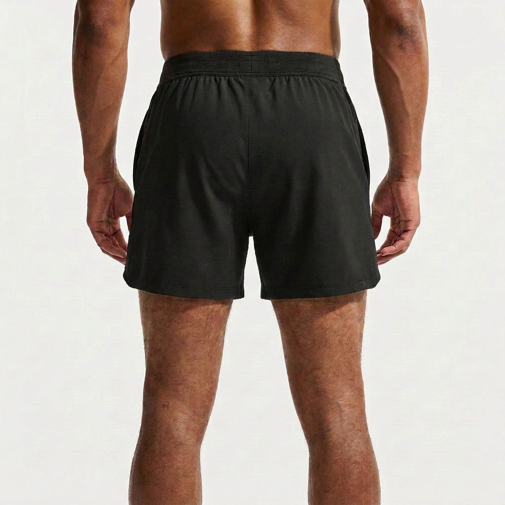Rapid Dry Performance Solid Shorts (Black)