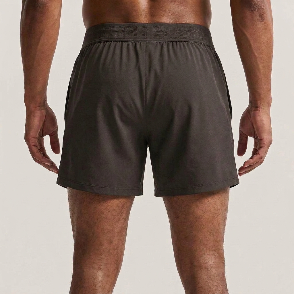 Rapid Dry Performance Solid Shorts (Brown)
