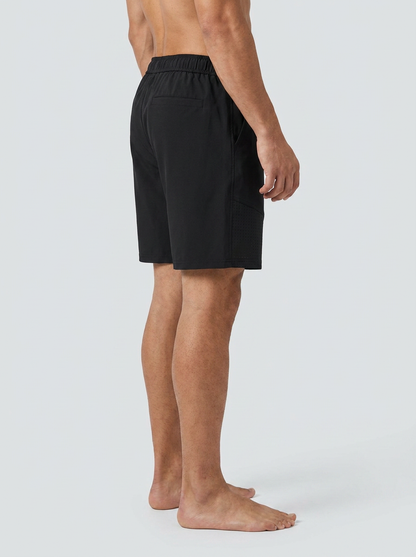 Perforated Laser-Tech Shorts (Black)