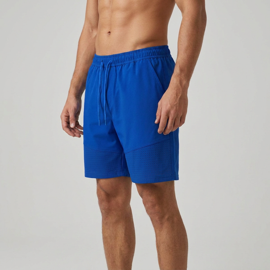 Perforated Laser-Tech Shorts (Royal Blue)