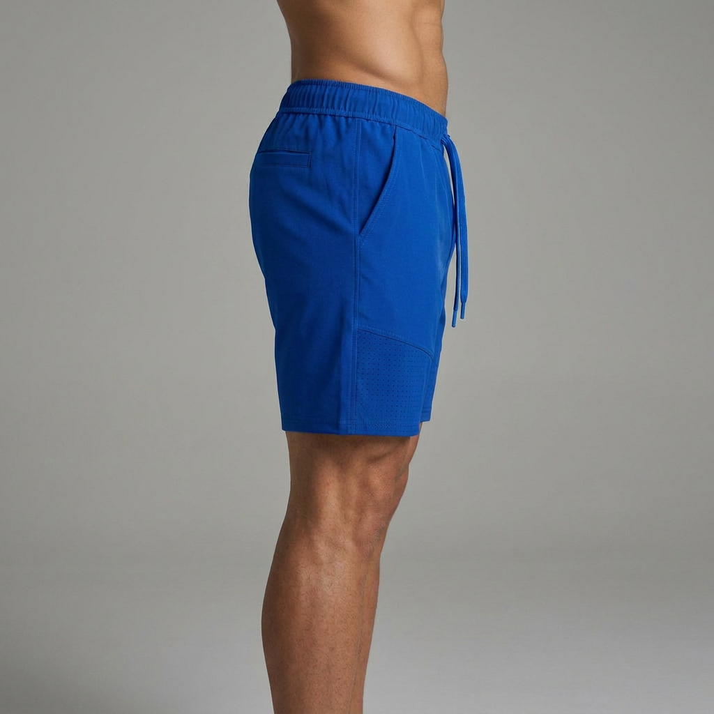 Perforated Laser-Tech Shorts (Royal Blue)