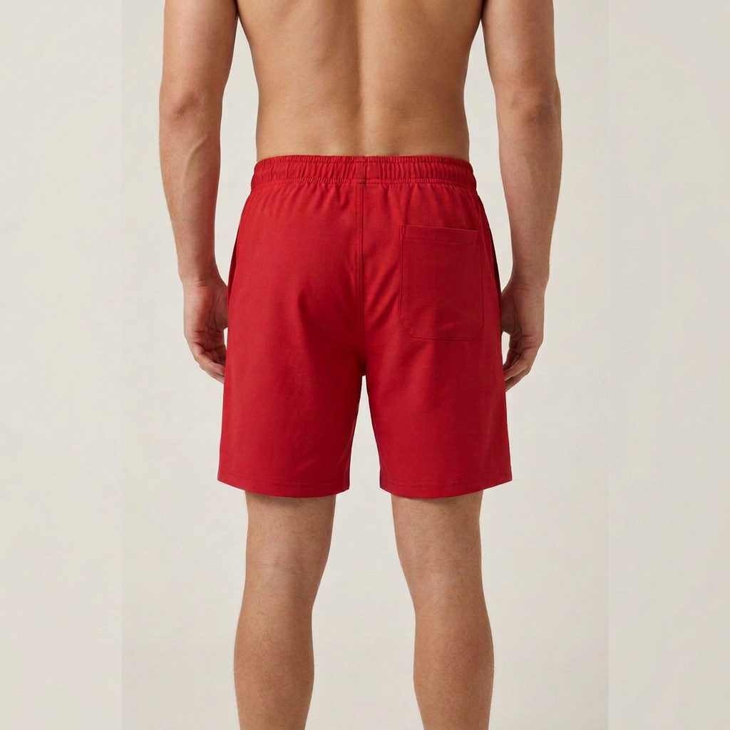 Perforated Laser-Tech Shorts (Red)