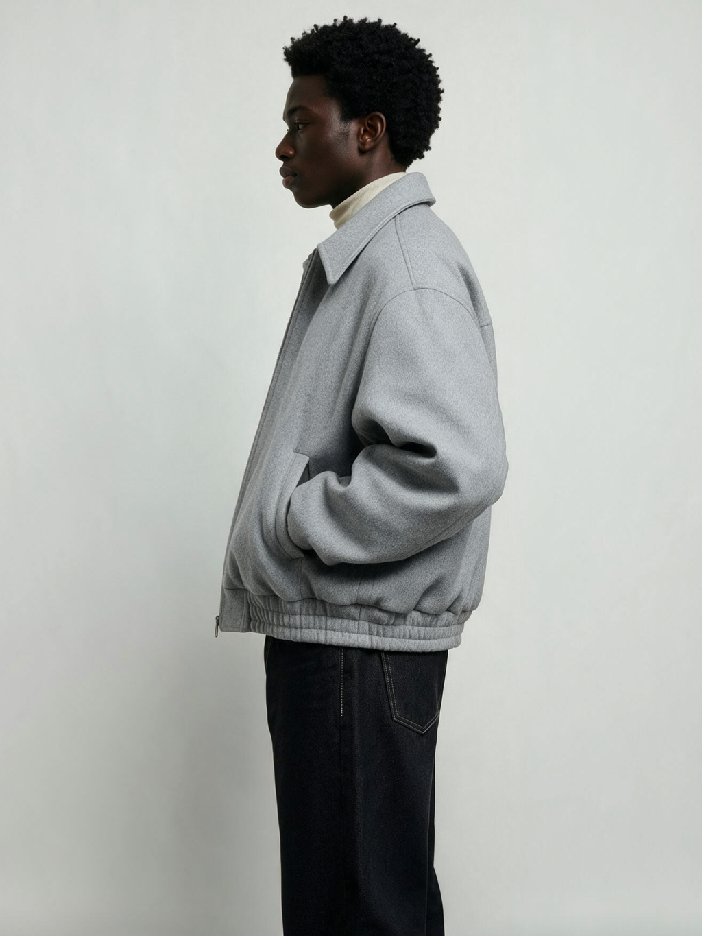 Greyline Bomber Tweed Jacket