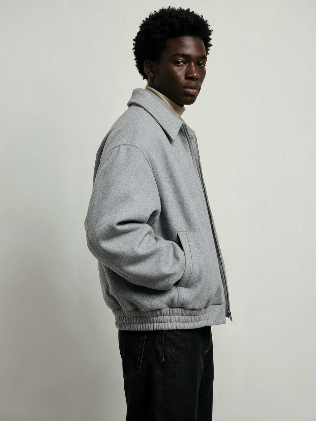 Greyline Bomber Tweed Jacket