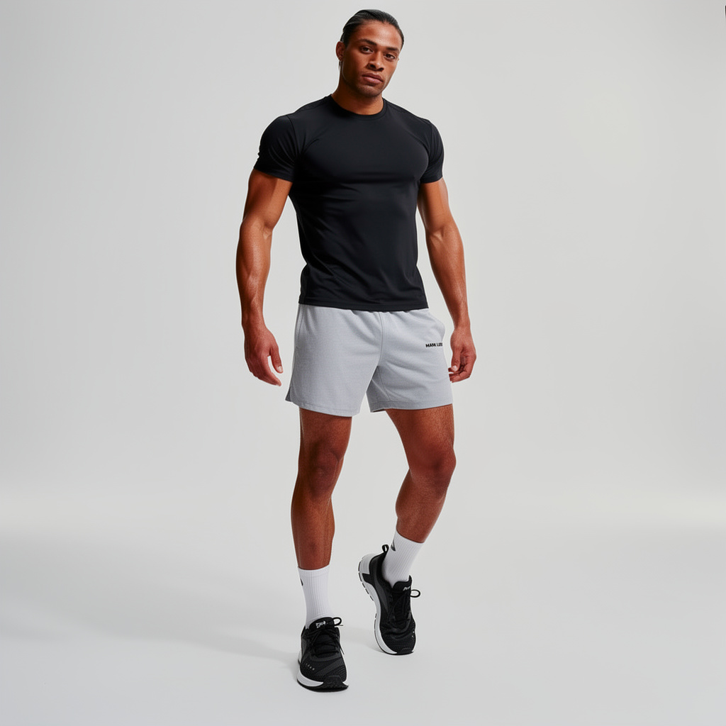Rapid Dry Perrmance Solid Shorts (Grey)