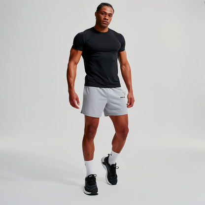 Rapid Dry Perrmance Solid Shorts (Grey)