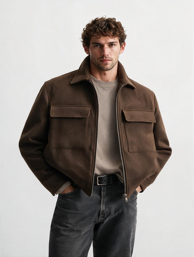 Cargo Tweed Jacket