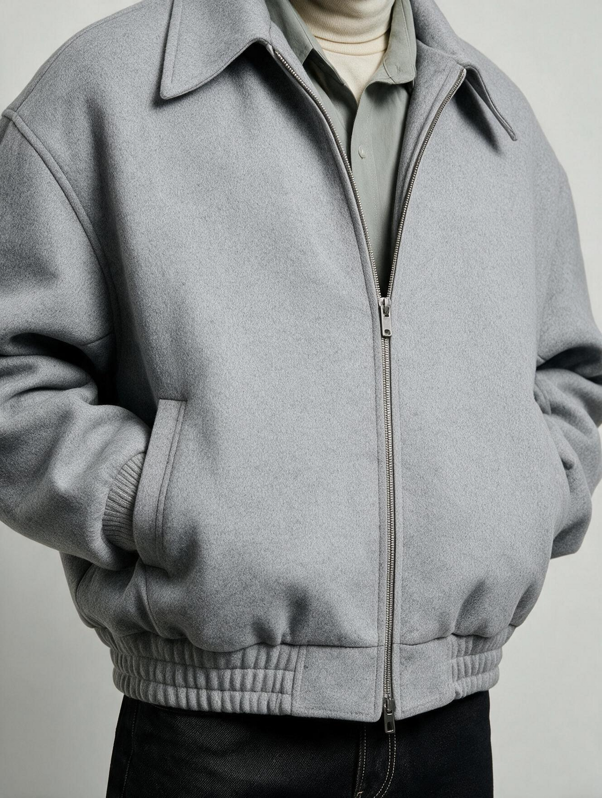 Greyline Bomber Tweed Jacket