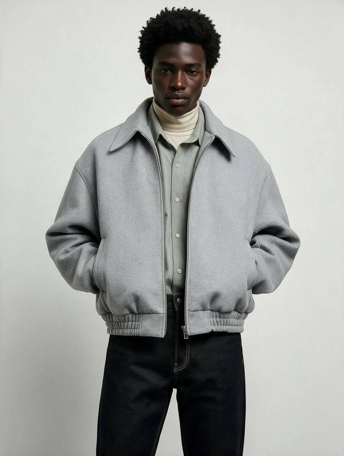 Greyline Bomber Tweed Jacket