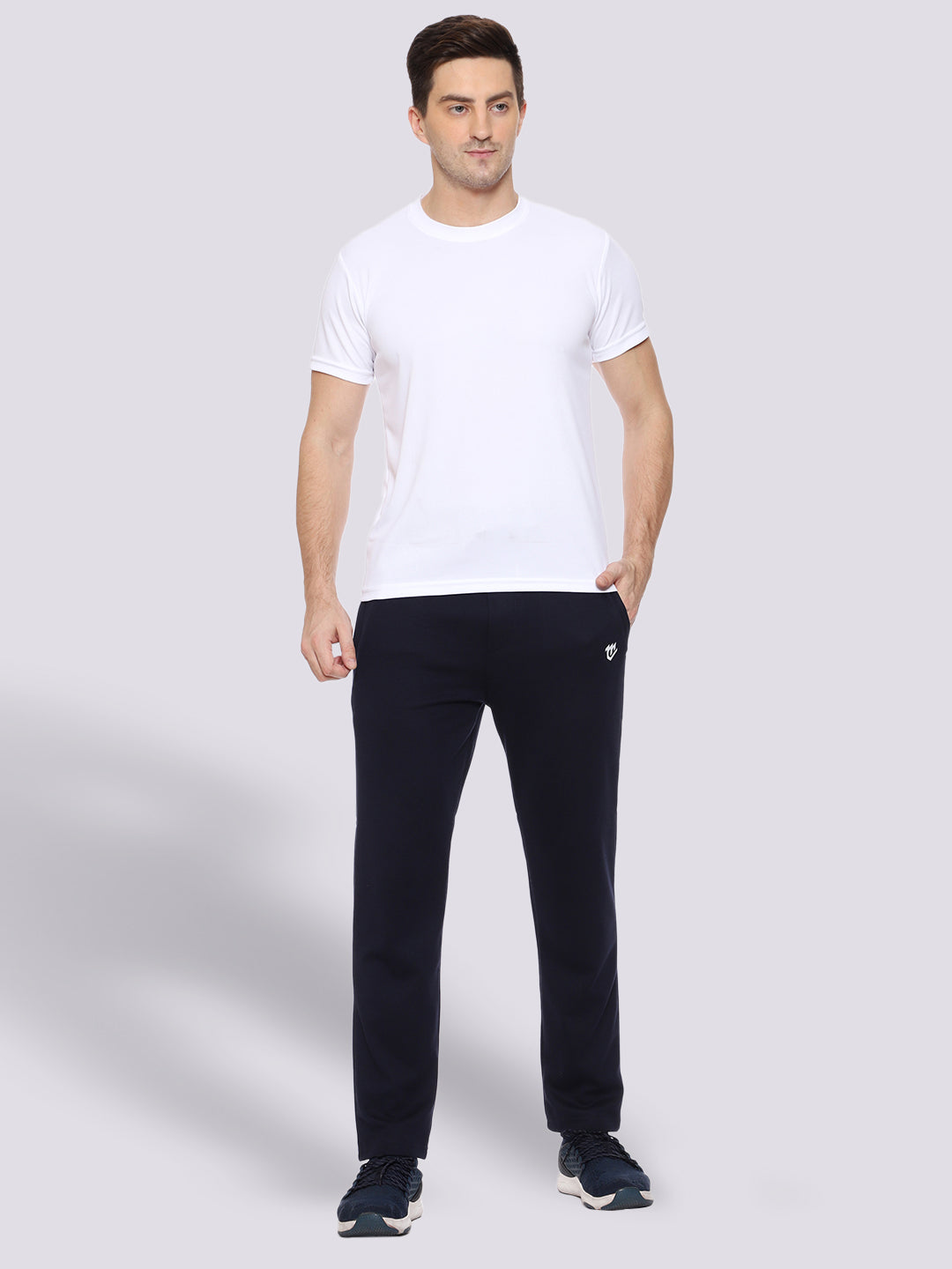 Stylish Blue Cotton Track Pant For Men