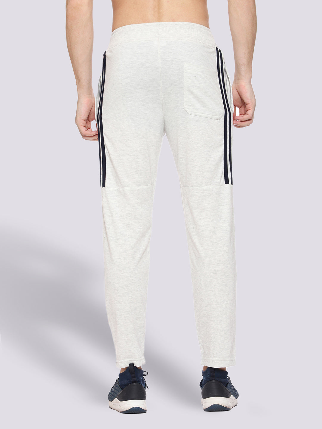 Side Stripe Cotton Track Pant for Men