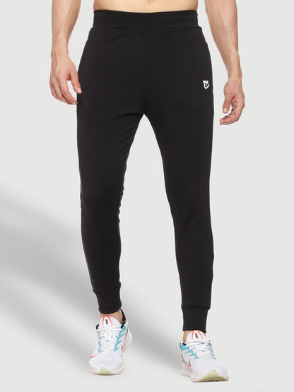 Rapid Dry Black Solid Track Pant for Men