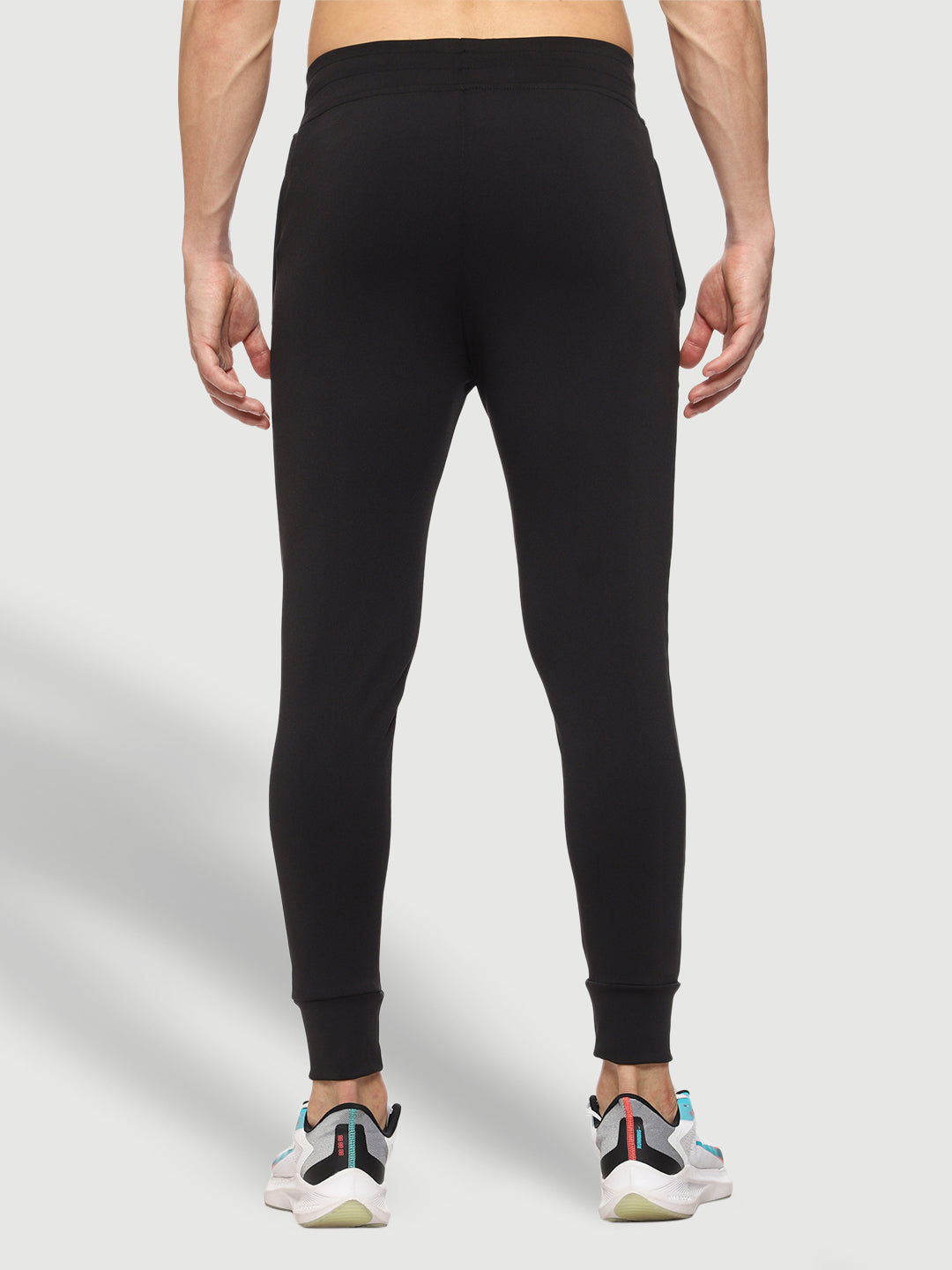 Rapid Dry Black Solid Track Pant for Men