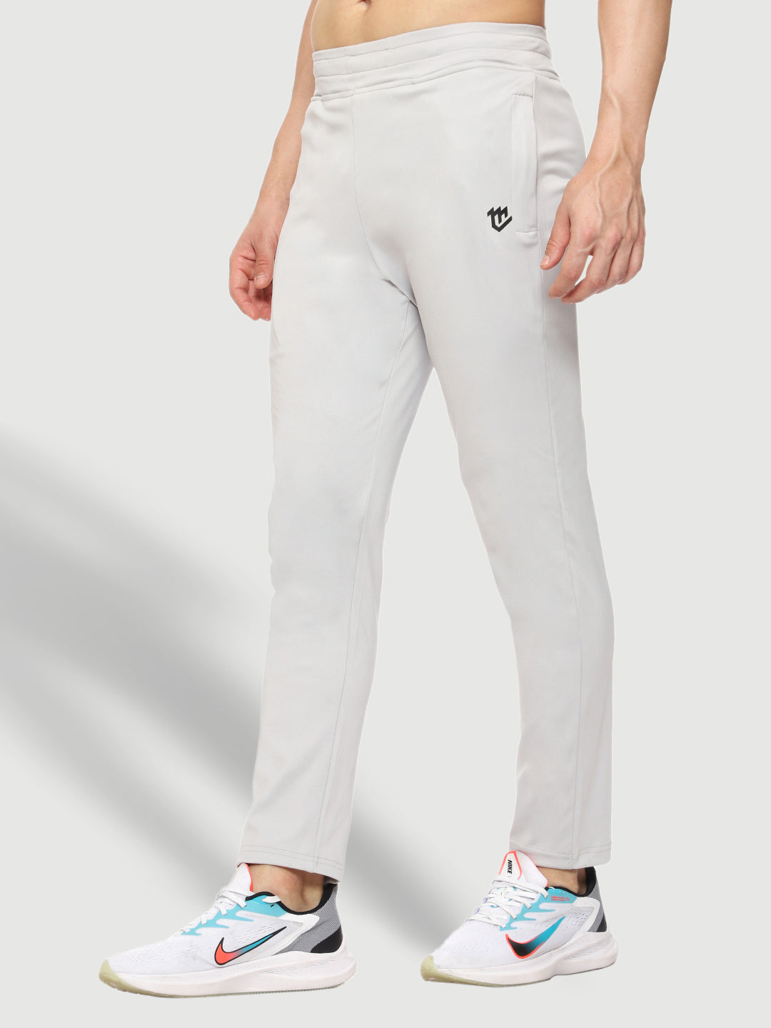 Rapid Dry Grey Solid Track Pant for Men