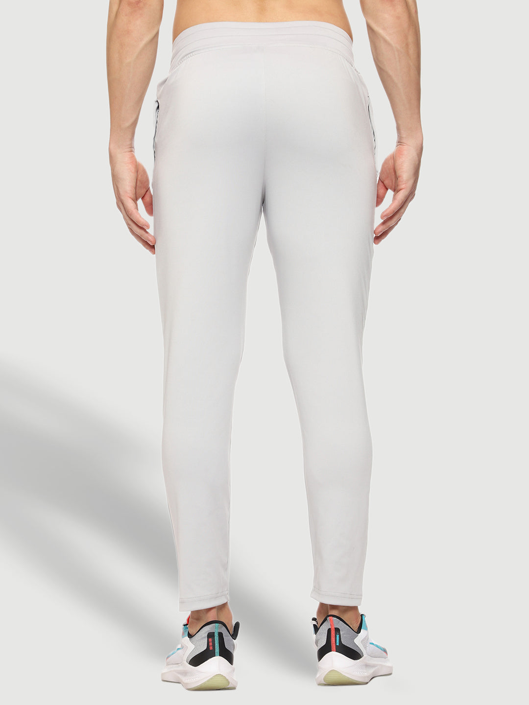 Rapid Dry Grey Solid Track Pant for Men
