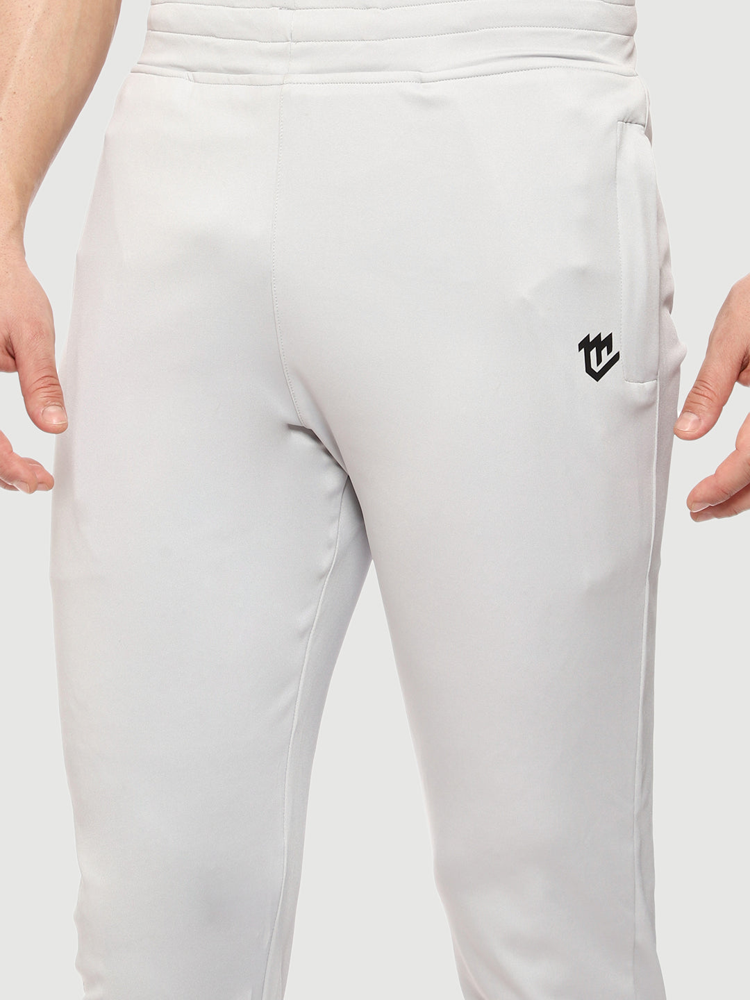 Rapid Dry Grey Solid Track Pant for Men