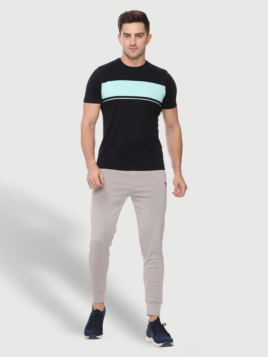 Rapid Dry Grey Solid Track Pant for Men