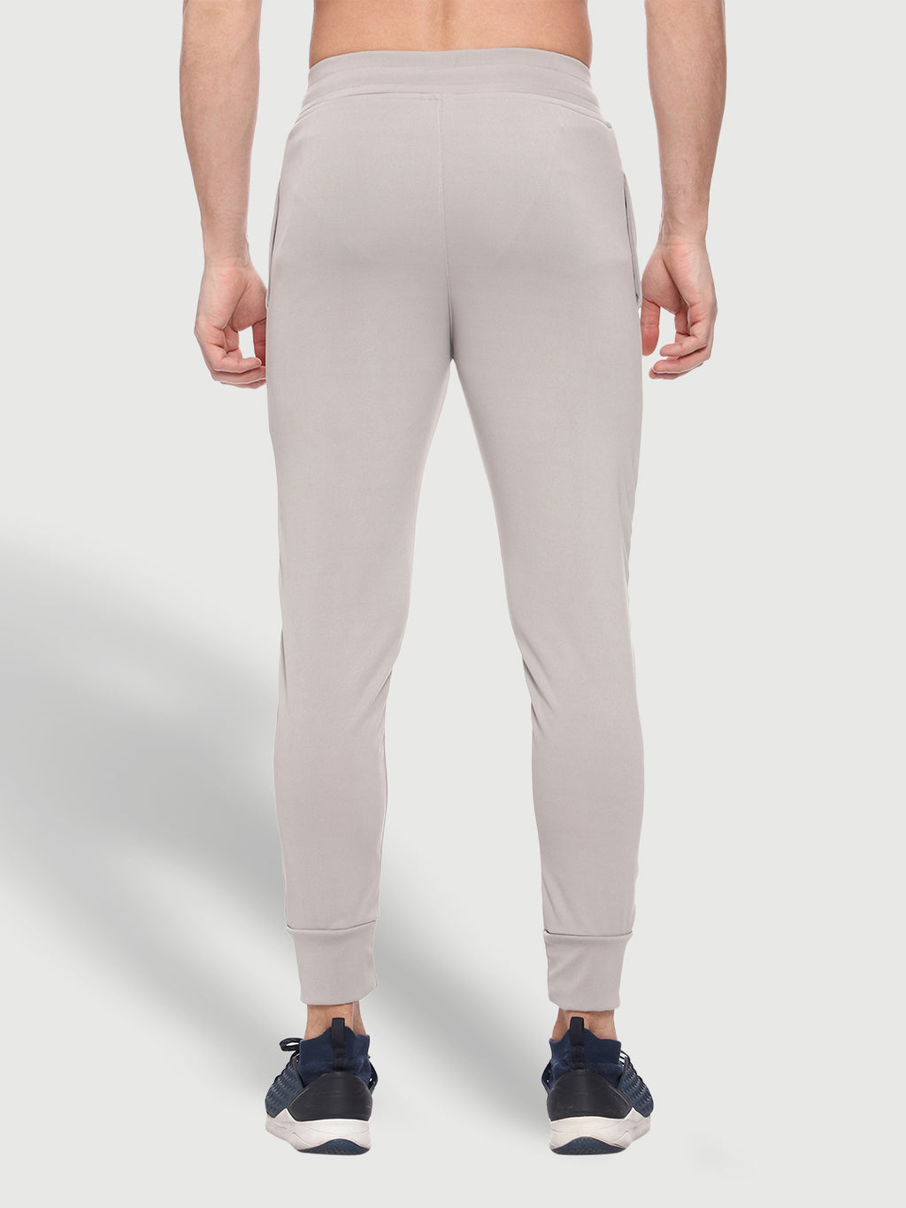 Rapid Dry Grey Solid Track Pant for Men