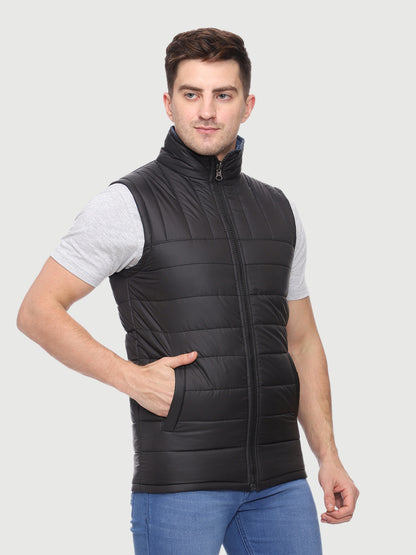 Sleeveless Reversible Jacket For Men