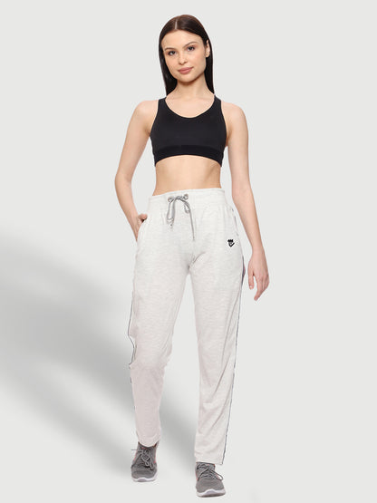 Colorful Side Stripe Cotton Track Pant For Women