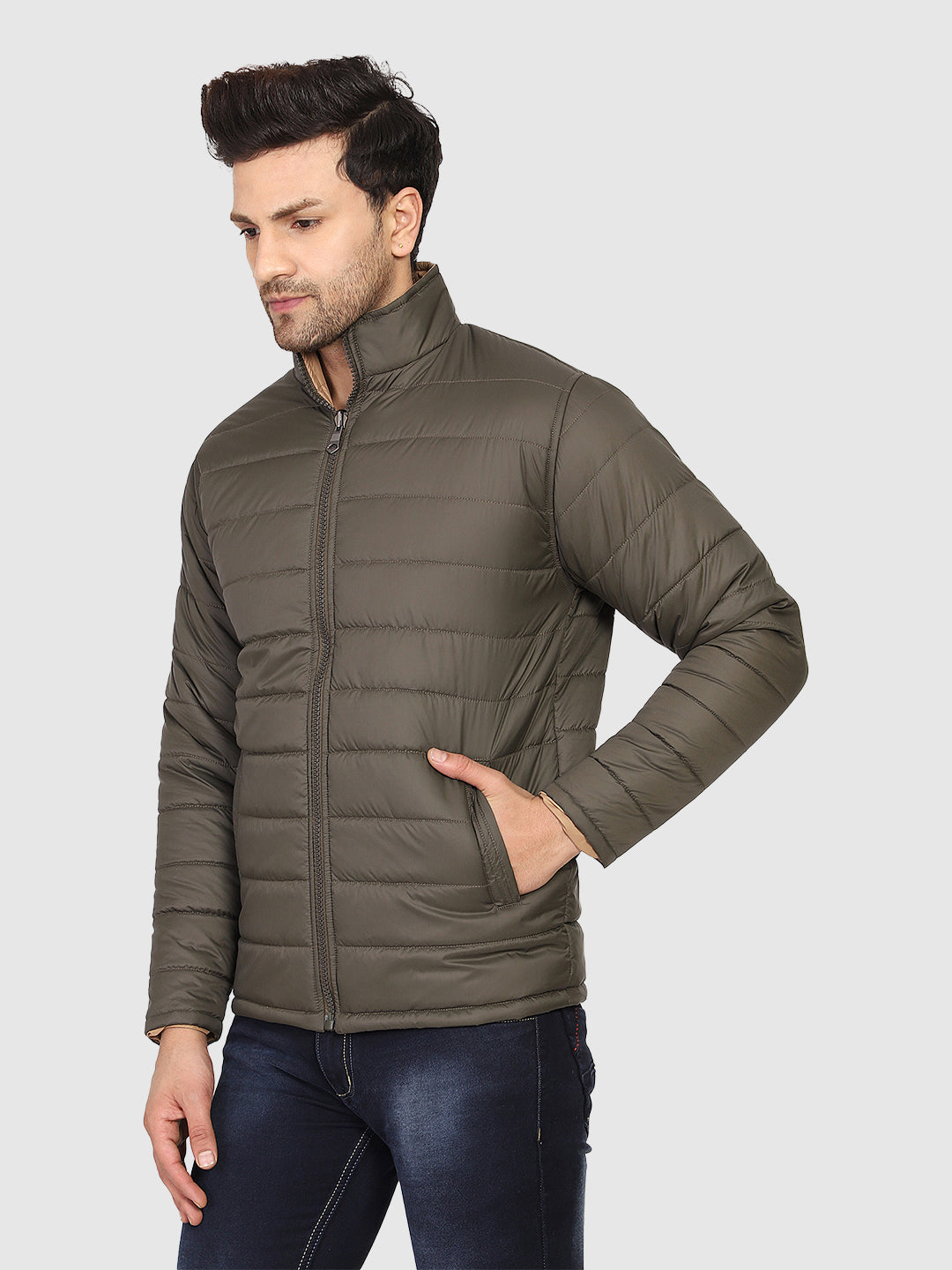 Full-Sleeves Reversible Jacket For Men